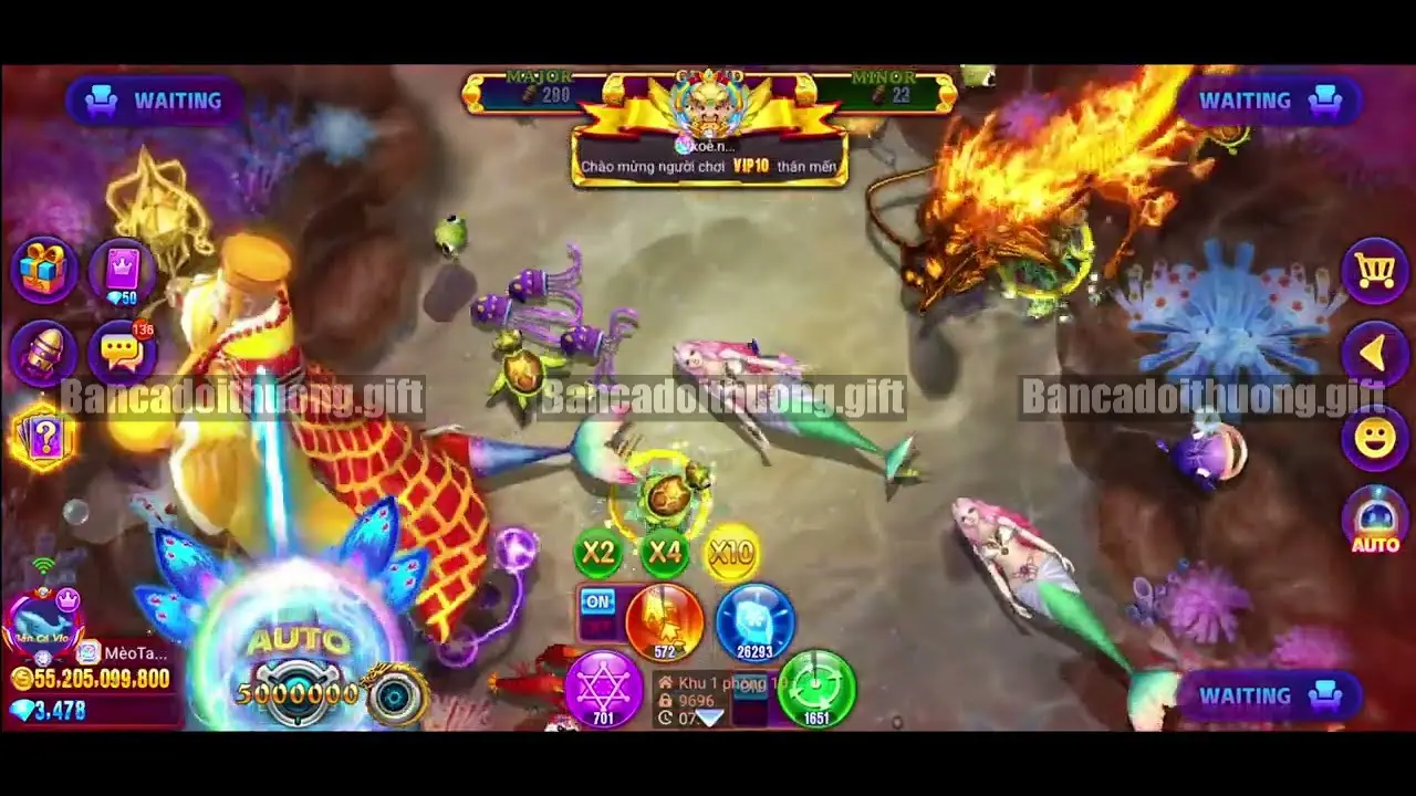 Game Bắn cá Long Vương – Trải nghiệm thế giới đại dương huyền bí 3 Các nhân vật và loài cá đặc trưng trong game